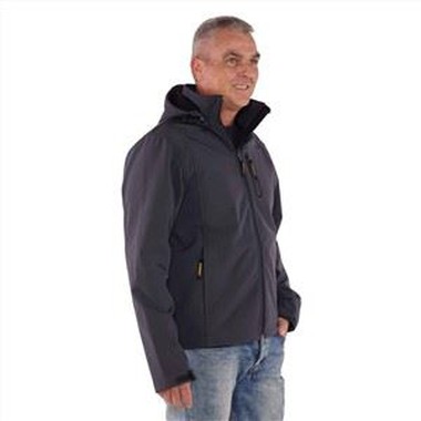 Chaqueta de trabajo softshell resistente al viento